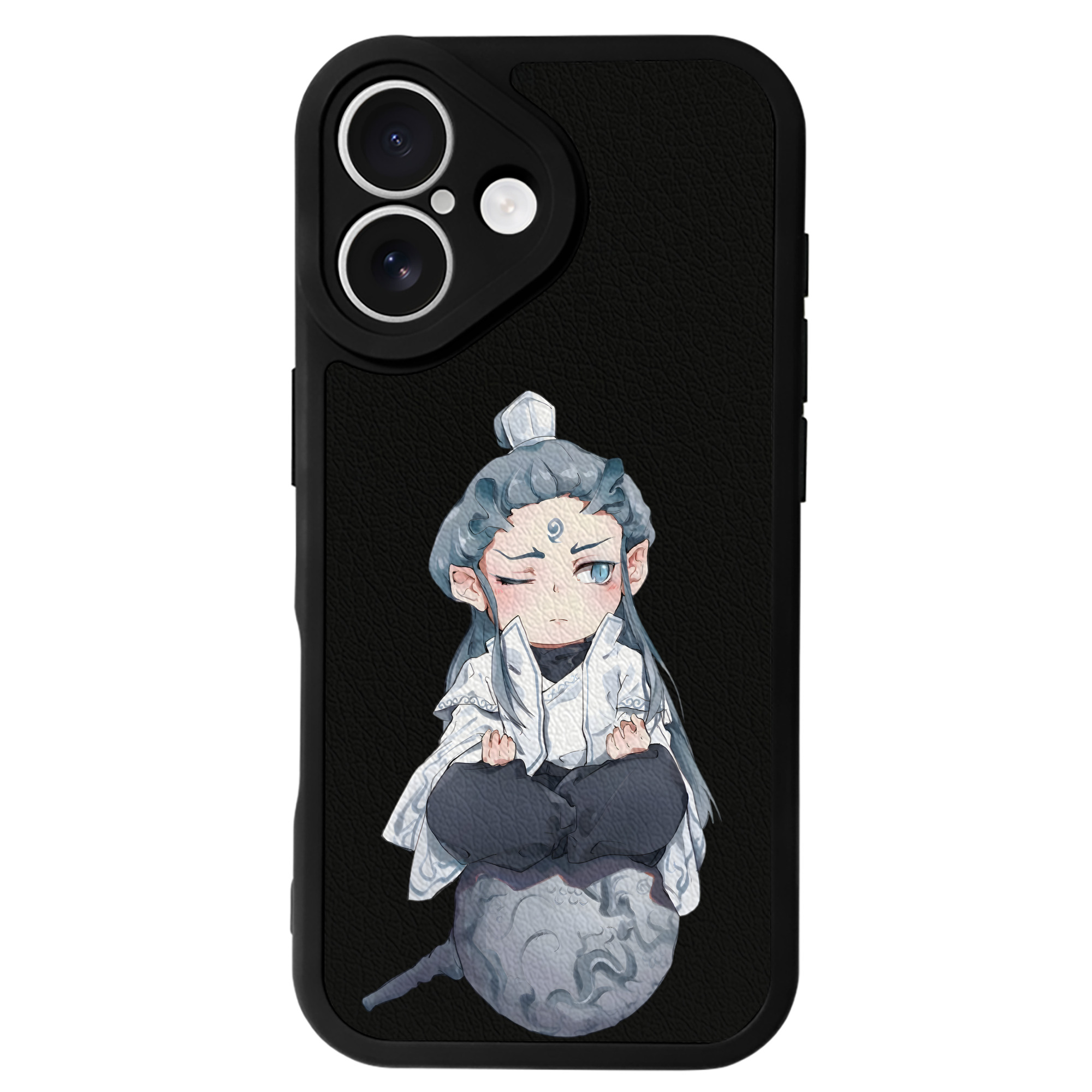 （画像用） Ne Zha 2 ナタ 魔童の大暴れ 【iPhone 16シリーズ対応】シリコンスマホケース（レザー調） 材質：シリコン